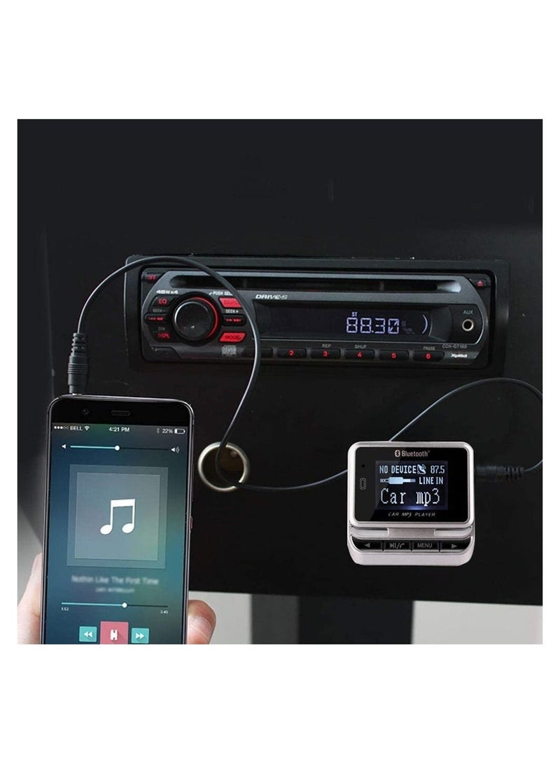جهاز إرسال FM بلوتوث لاسلكي للسيارة مع خاصية الاتصال الحر، مشغل موسيقى MP3، شاحن USB، وجهاز تحكم عن بعد - Image 5