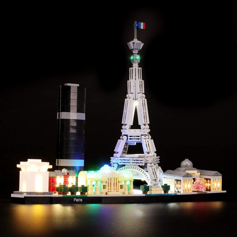 BRIKSMAX LED Lighting Set for Lego Architecture Paris, Compatible with Lego 21044 Building Blocks Model - Without Lego Set - Image 1