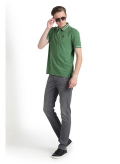 Peter England Peter England Men's Regular Fit Polo Shirt (PCKPSRGPS88132_Green  - Image 5