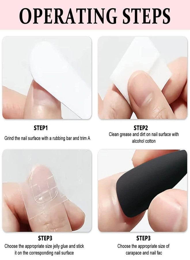 مجموعة أظافر ميريوكس الاصطناعية للنساء | 576 قطعة من الأظافر الاصطناعية على شكل لوزة | 24 لونًا من الأظافر اللاصقة مع ورقة ملصقات ومبرد أظافر للبنات - Image 2