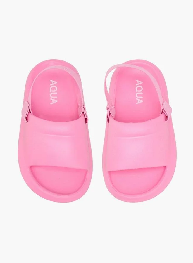 أكوا Girls Backstrap Clogs