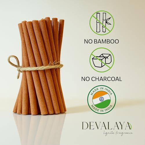 Devalaya Soothing Lavender Dhoop Sticks (120 Sticks, Pack of 12) | Bamboo-Less Incense Sticks for Pooja | 100% Charcoal-Free | Toxin Free | 3-Inch Length with Ceramic Strand | Premium Dhoop Batti - Image 3