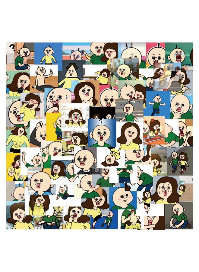 NIBEMINENT 120 Pcs Bangbang And Yuzhi Deco Kit Waterproof Stickers, High Definition Printing Bright Colors, Suitable for Laptop Skateboard Luggage Water Bottle Guitar DIY - Image 2