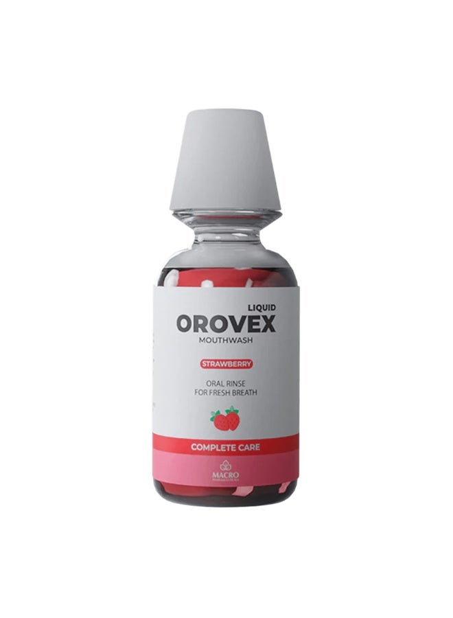 OROVEX Mouthwash Strawberry 250ml - Image 1