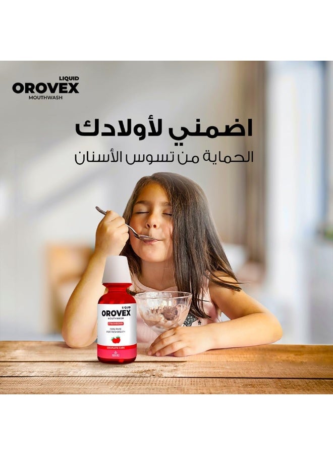 OROVEX Mouthwash Strawberry 250ml - Image 4