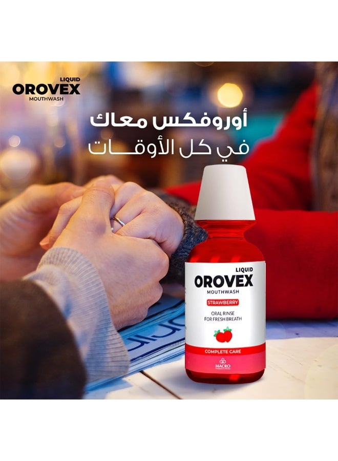 OROVEX Mouthwash Strawberry 250ml - Image 5