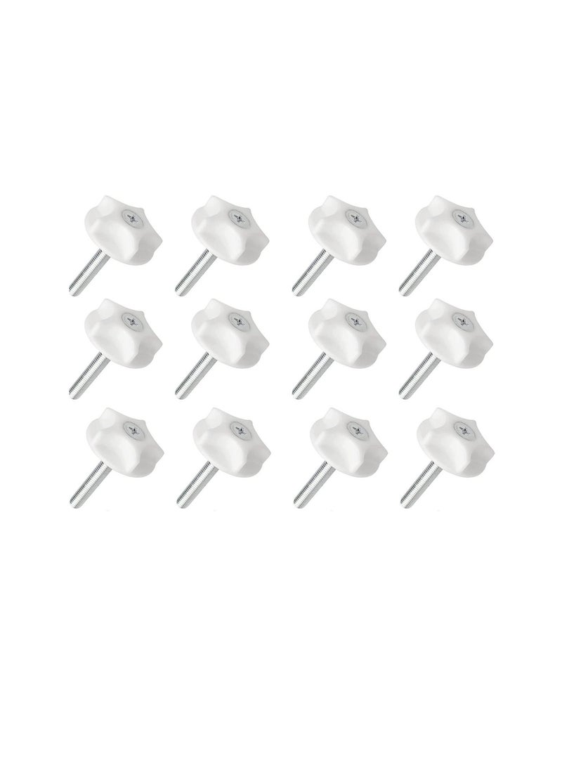SYOSI - Adjustable foot furniture pads M8 Thread Adjustable Furniture Feet  Headboard Screws and Washers Universal for Beds Cabinet Workbench Cabinets Sofa Tables Chairs Fittings Keep Level Avoid Shaking" - Image 1