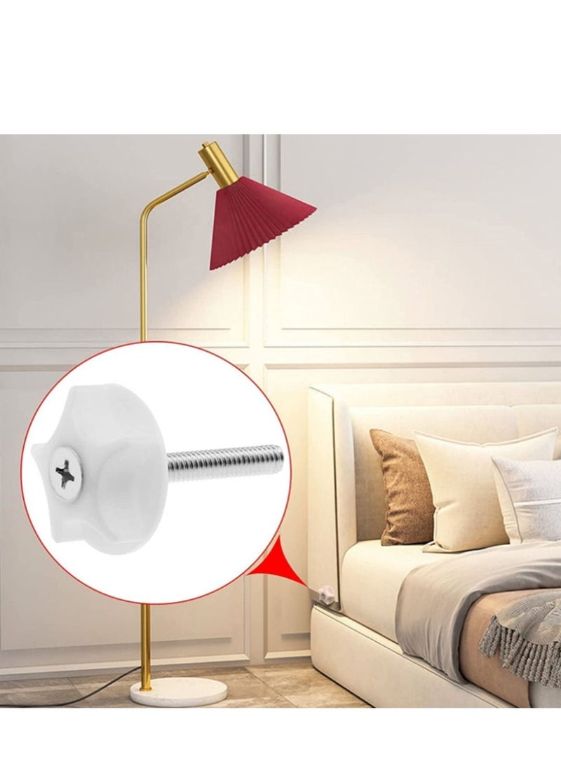 SYOSI - Adjustable foot furniture pads M8 Thread Adjustable Furniture Feet  Headboard Screws and Washers Universal for Beds Cabinet Workbench Cabinets Sofa Tables Chairs Fittings Keep Level Avoid Shaking" - Image 1