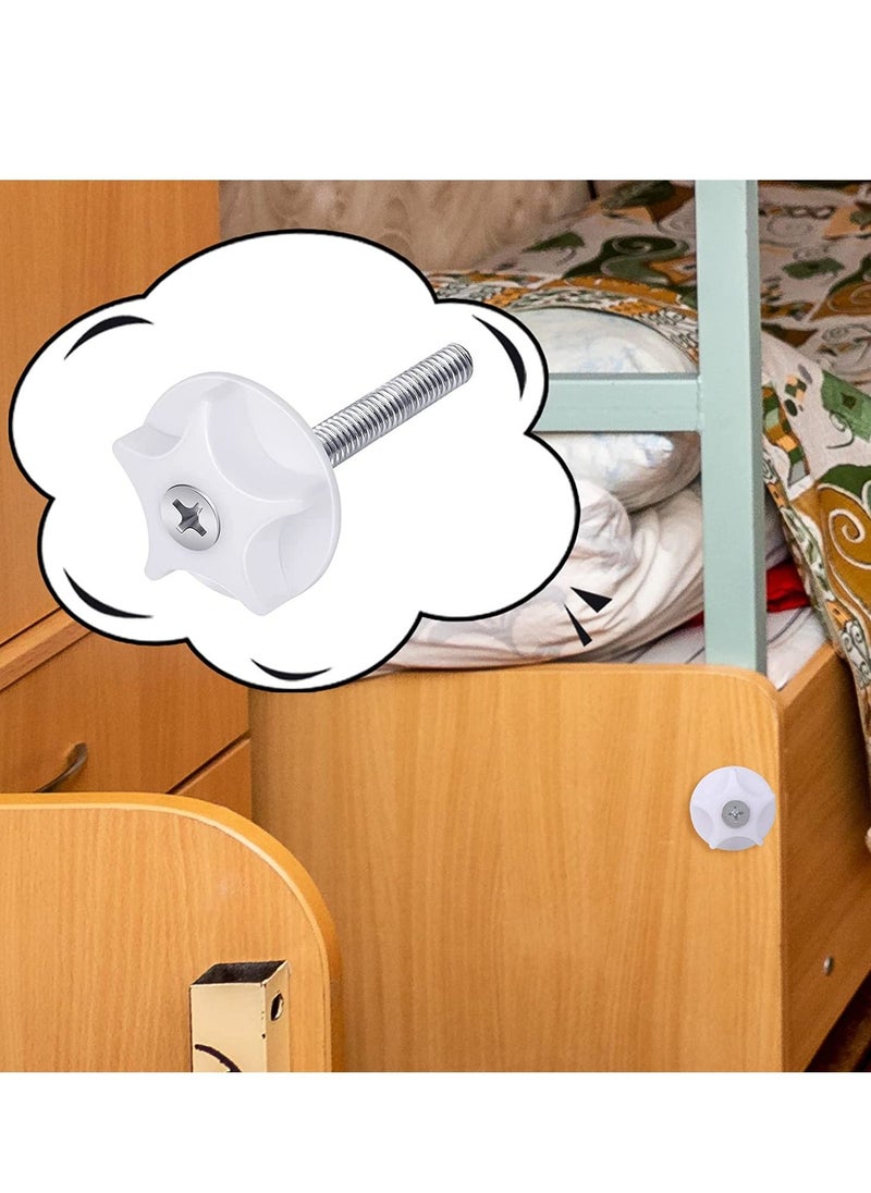 SYOSI - Adjustable foot furniture pads M8 Thread Adjustable Furniture Feet  Headboard Screws and Washers Universal for Beds Cabinet Workbench Cabinets Sofa Tables Chairs Fittings Keep Level Avoid Shaking" - Image 1