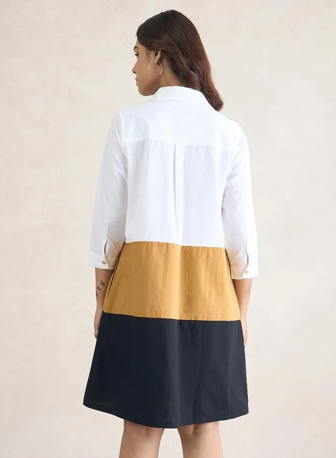 Femmella Color Block Dress