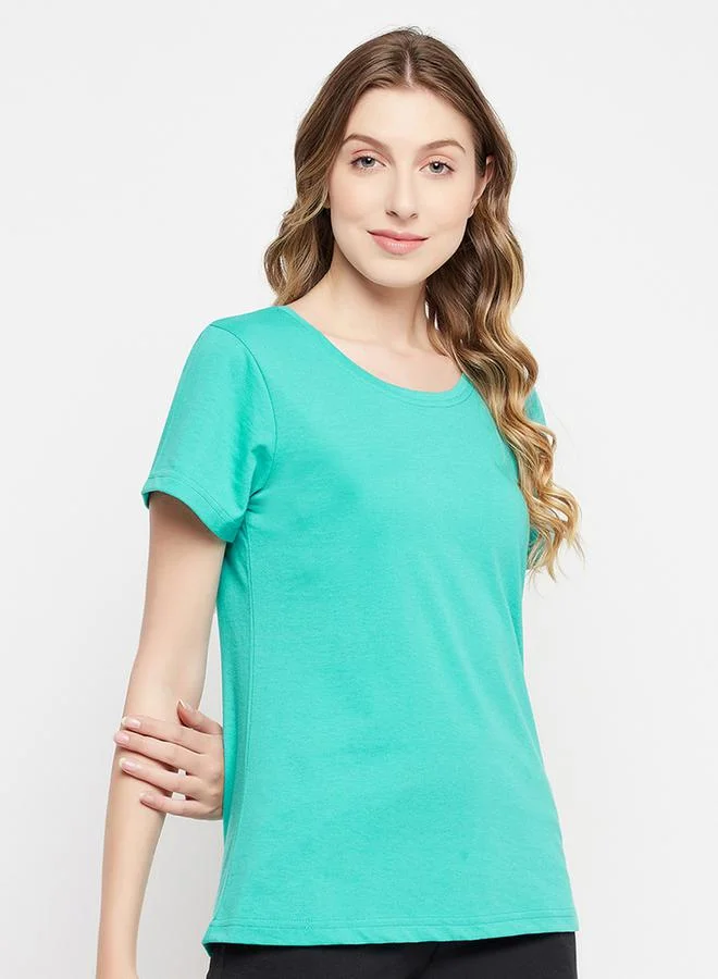 Clovia Clovia Regular Fit Basic Cotton T-Shirt