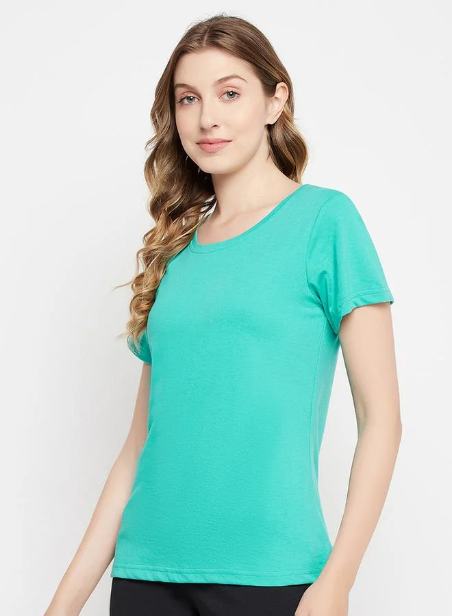 Clovia Clovia Regular Fit Basic Cotton T-Shirt