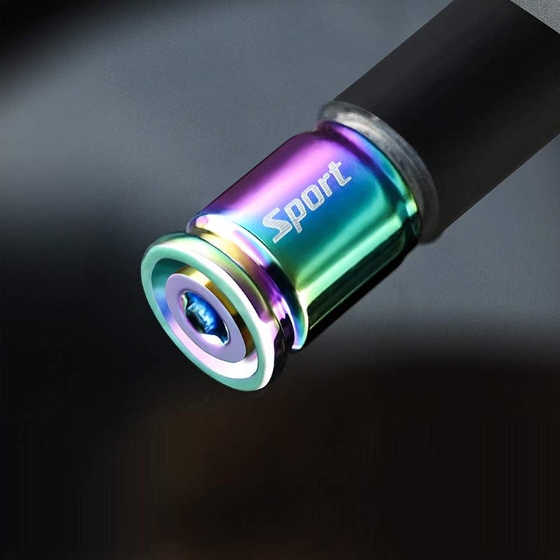 Dsycar Metal Bullet Valve Stem Caps (8 Pack) - Colorful Aluminum Tire Valve Caps with Anti-Theft Design - Image 5