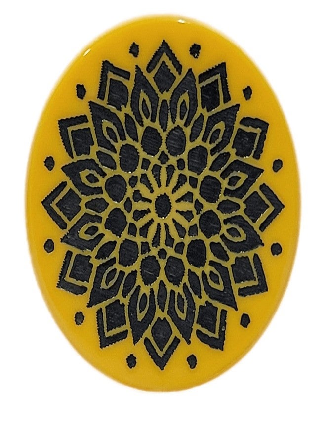 NHD Professional Carrom Striker PROAN795 - Made of Original Pool Ball (Yellow), 41 x 41 x 9 mm - Image 1