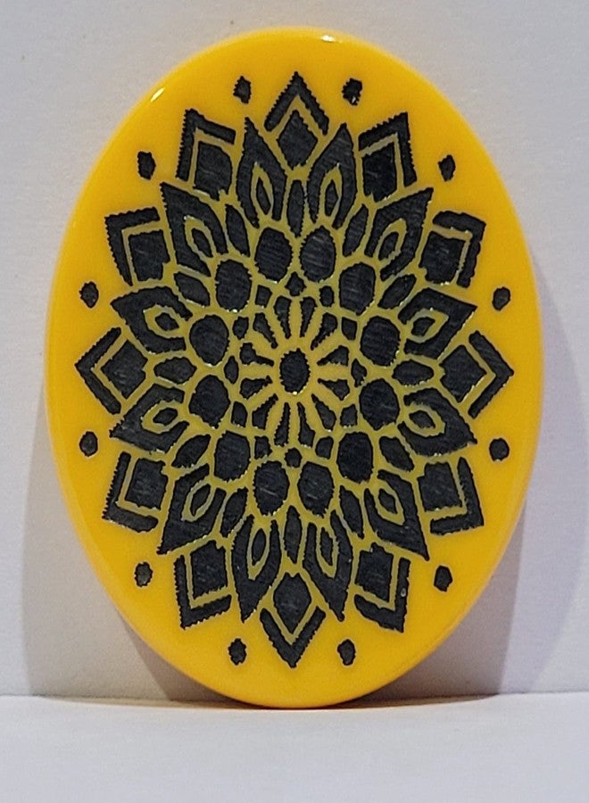 NHD Professional Carrom Striker PROAN795 - Made of Original Pool Ball (Yellow), 41 x 41 x 9 mm - Image 4