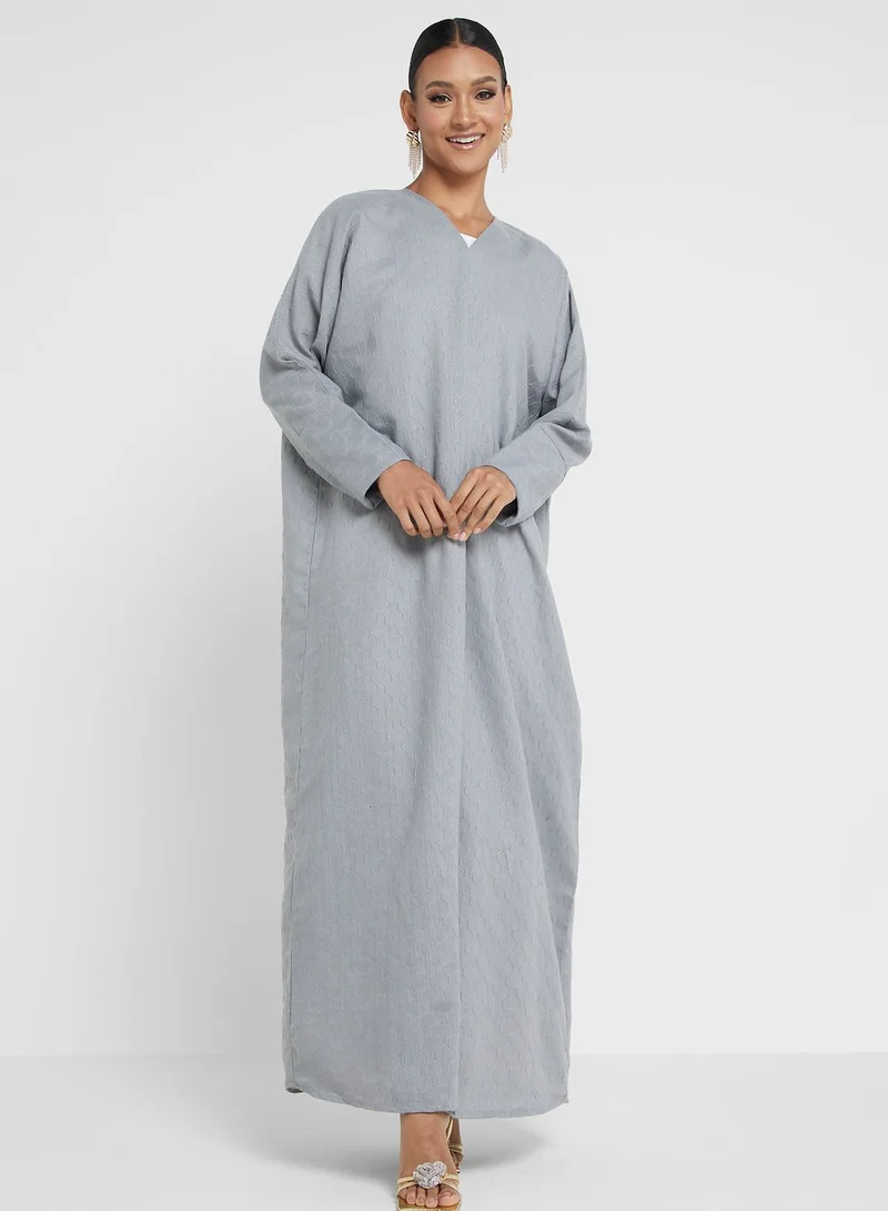 خزانة Textured Abaya