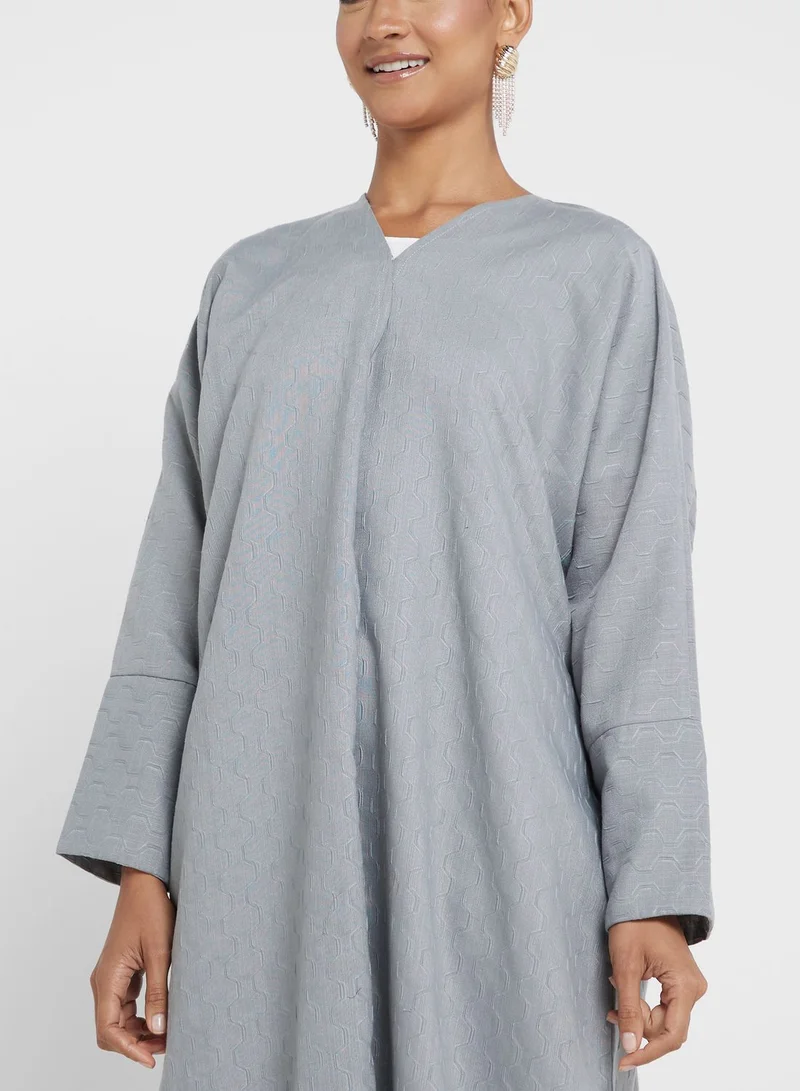 خزانة Textured Abaya