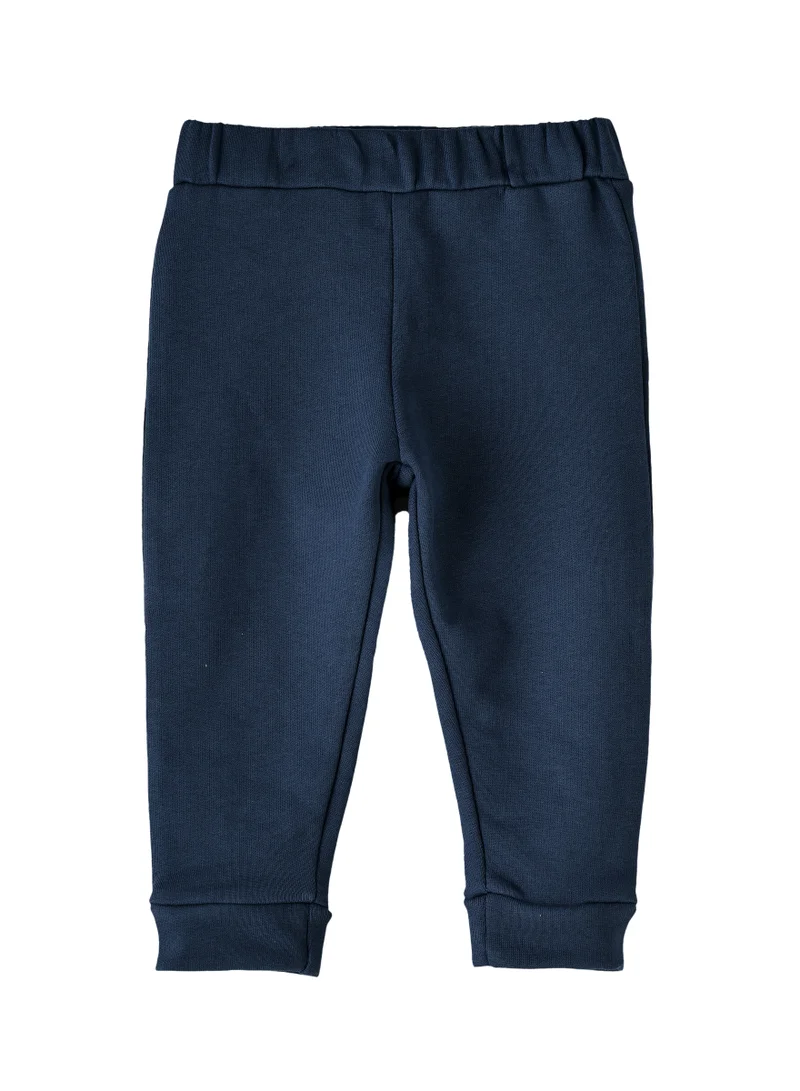JAM Boys' Solid Navy Elastic Waist Joggers