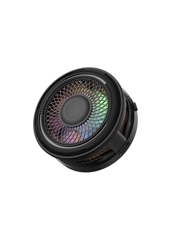 Qi2 Certified Mobile Phone Radiator Semiconductor Refrigeration Wireless Charger 15W Fast Charge Cooling Artifact Live Special-Color:Q6b Black  - Image 1