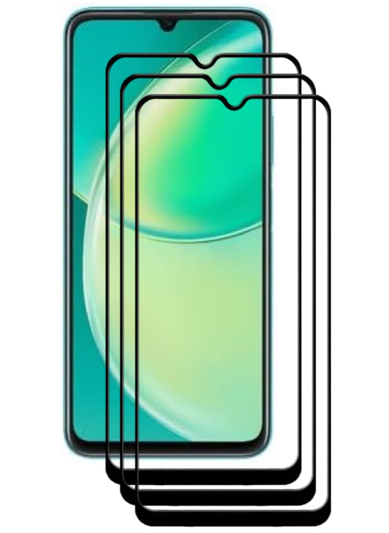 ACLIX 3 Pieces Antistatic ESD Dustproof Premium Quality High Definition Tempered Glass Screen Protector Designed For Huawei nova Y60 - Image 1