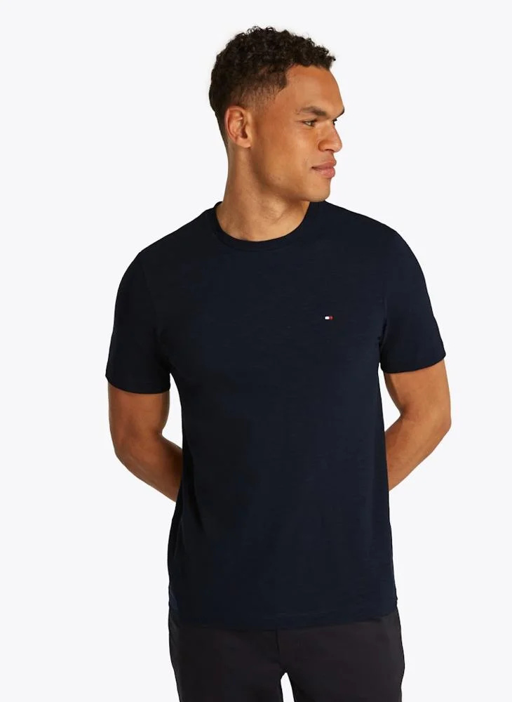 TOMMY HILFIGER Texture Crew Neck T-Shirt