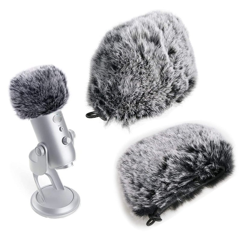 NEXT GEEK Imported Microphone Windscreen Fur Cover Pop Filter compatible For Blue Yeti, Blue Yeti Pro DeadCat PACK OF 1 - Image 1