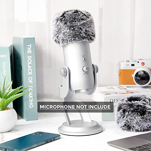 NEXT GEEK Imported Microphone Windscreen Fur Cover Pop Filter compatible For Blue Yeti, Blue Yeti Pro DeadCat PACK OF 1 - Image 4