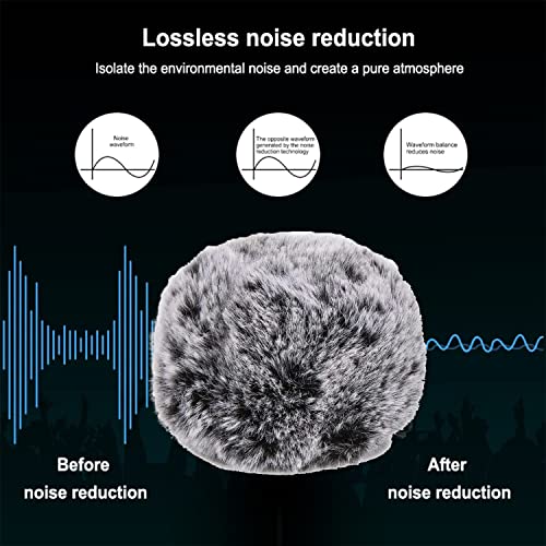 NEXT GEEK Imported Microphone Windscreen Fur Cover Pop Filter compatible For Blue Yeti, Blue Yeti Pro DeadCat PACK OF 1 - Image 5