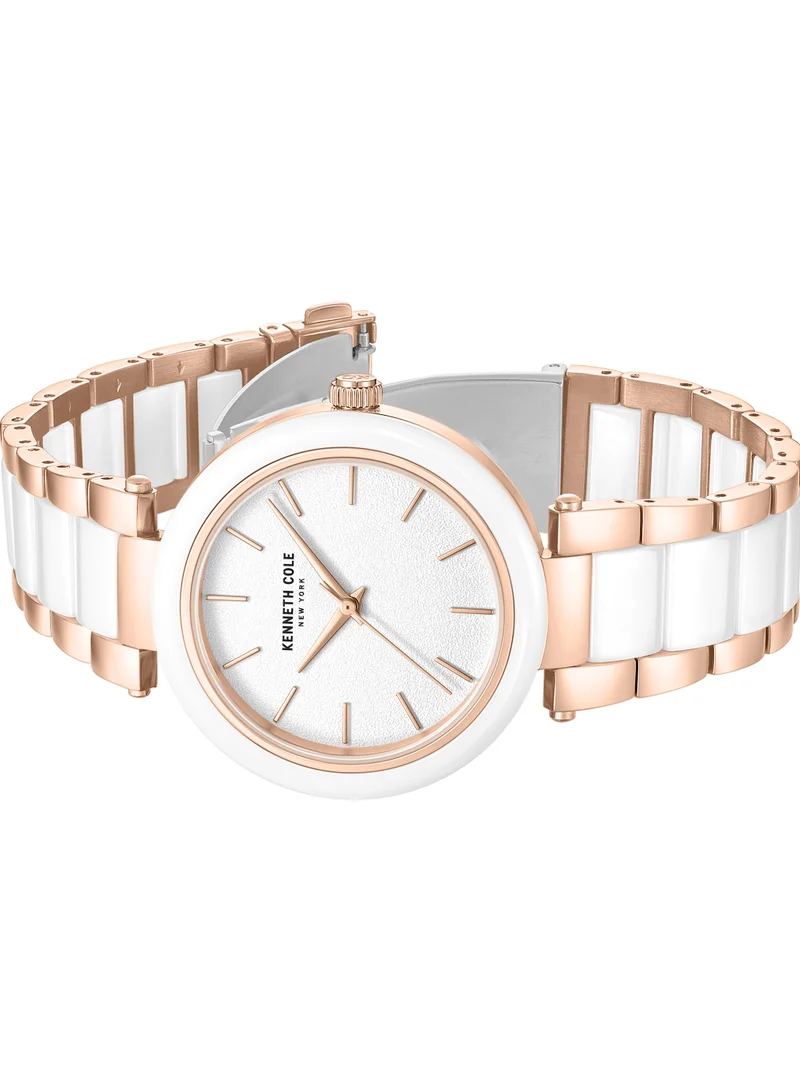 Kenneth Cole New York Women's Kenneth Cole New York Classic 32mm Two Tone Watch
