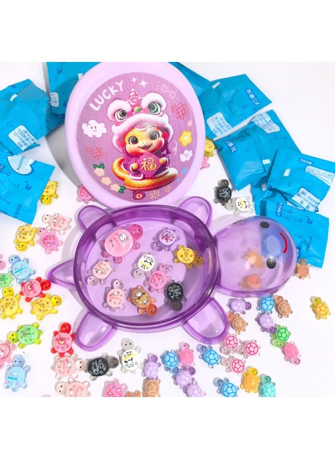 Luminous Little Turtle Pair Touch Resin Blind Bag Luminous Big Turtle Luminous Blind Bag Small Ornaments Tide Toy Wholesale-Color:Sanrio [large Size] 3.1cm Luminous Turtle [naked]