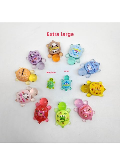 Luminous Little Turtle Pair Touch Resin Blind Bag Luminous Big Turtle Luminous Blind Bag Small Ornaments Tide Toy Wholesale-Color:Sanrio [large Size] 3.1cm Luminous Turtle [naked]