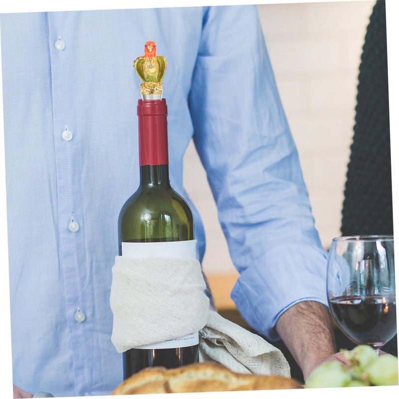 Metal Parrot Wine Stopper 2pcs Reusable Bottle Sealing Plugs For Bar Party Home Use - Image 5