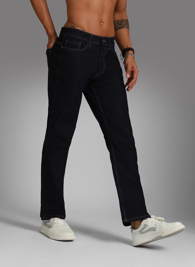 هاي ستار جينز هاي ستار بقصة مستقيمة وخصر متوسط - Image 1