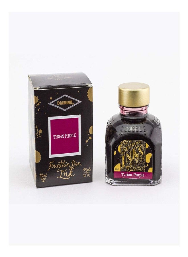 Diamine Fountain Pen Ink Tyrian Purple 80 ML