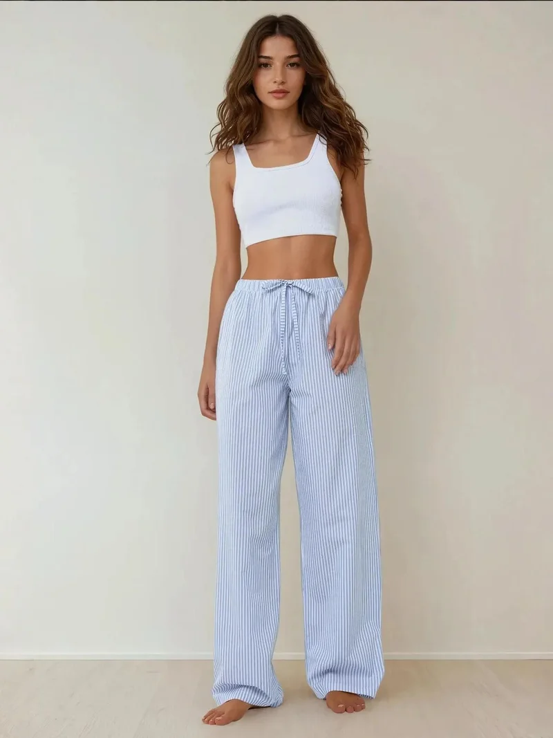 HICCUP Multicolor Striped Cotton Pajama Set for Women | Best Price UAE