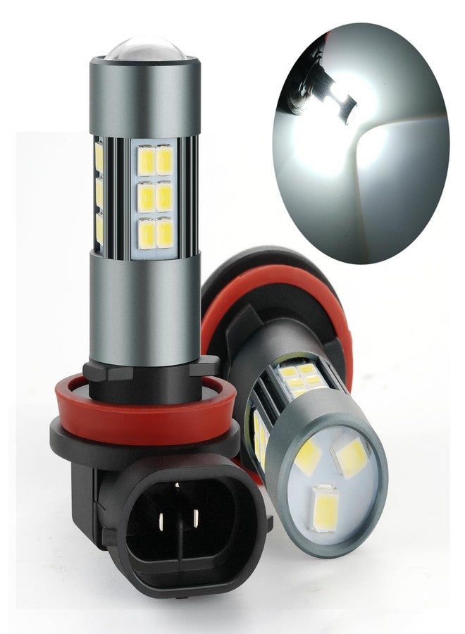 iFunyLED H11 LED Bulbs, H8 H16 Fog Light 6500K Cool White, Pack of 2 - Image 1