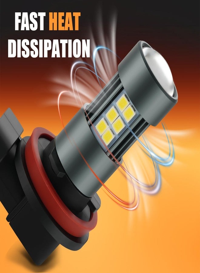 iFunyLED H11 LED Bulbs, H8 H16 Fog Light 6500K Cool White, Pack of 2 - Image 4