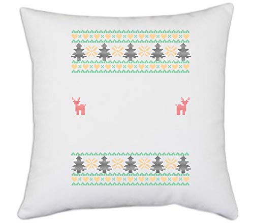 UDNAG UDNAG White Polyester Illustration Template 27 Pillow Cover 16 Inch X 16 Inch 