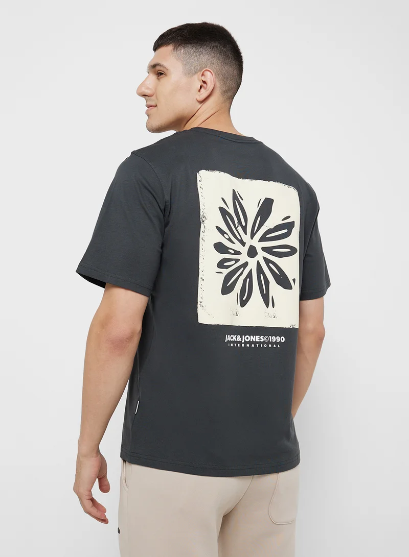 JACK & JONES Jorportland Logo Crew Neck T-Shirt