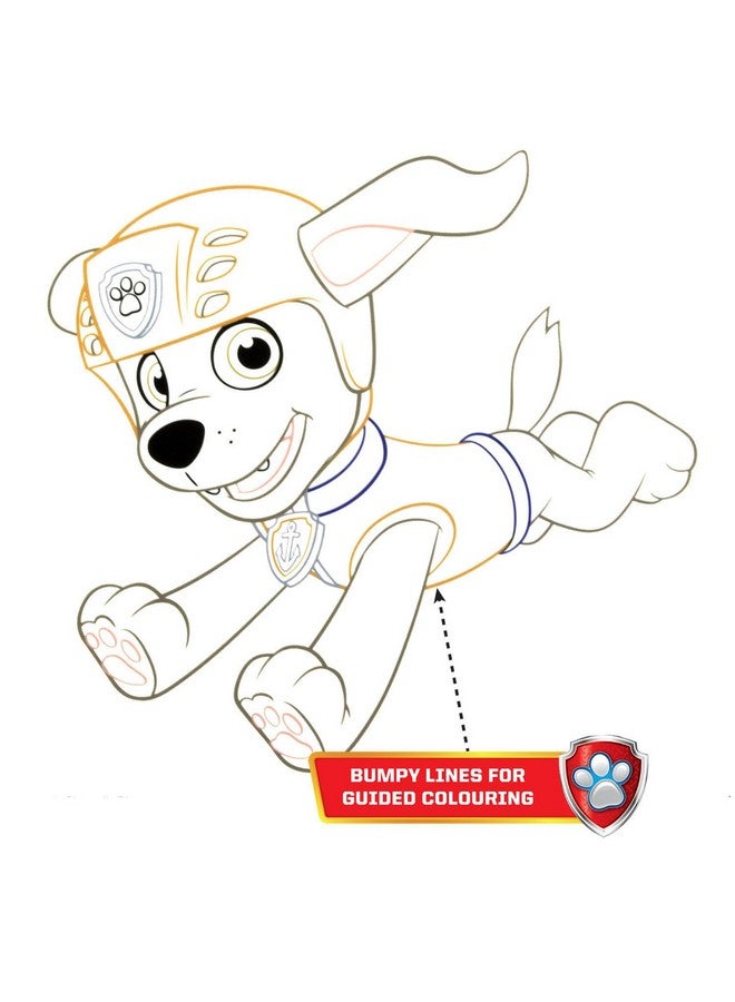 SKOODLE Skoodle Paw Patrol Colouring Frames for Kids - DIY, Fun Filled Colouring/Painting Sheets, Specially Crafted to Enhance Play & Colouring Experience (6 Sheets + 12 Color Sticks + 6 Strings)  - Image 5