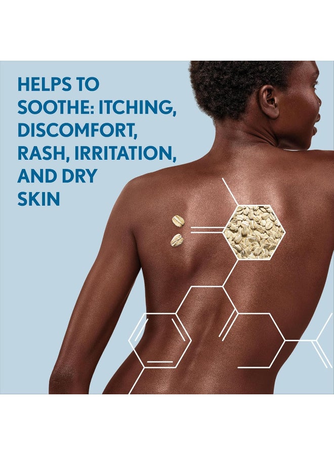 Aveeno Soothing Bath Treatment with 100% Natural Colloidal Oatmeal for Treatment & Relief of Dry, Itchy, Irritated Skin Due to Poison Ivy, Eczema, Sunburn, Rash, Insect Bites & Hives, 8 ct. - Image 2