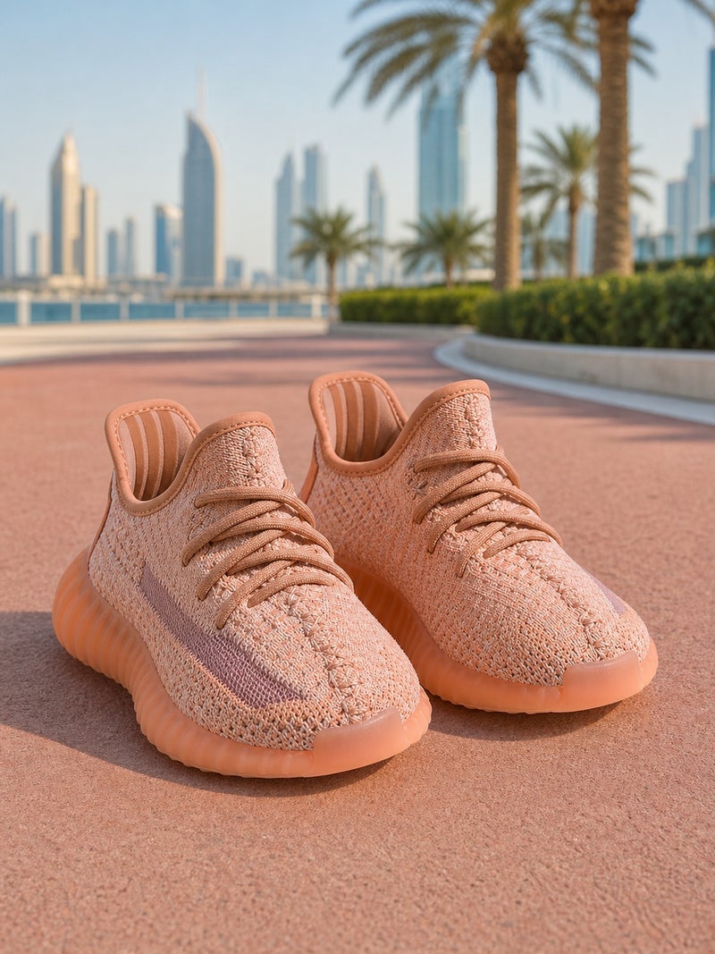 Coconut Shoes – White Shoes – 350 Black Starry Sky Sneakers – Yeezy Elementary Soft-soled Sports Shoes - Image 4