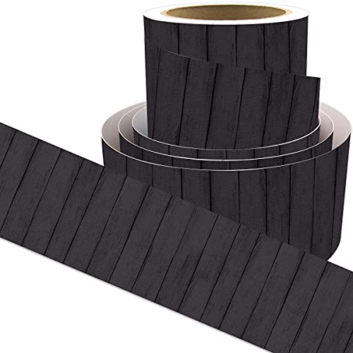 Ceiba Tree Black Wood Bulletin Board Border Straight Border Trim for Classroom Decoration - Image 1