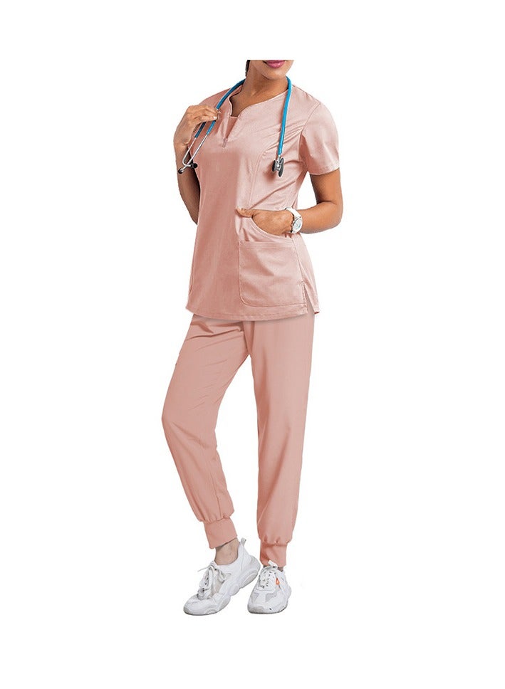 KUYING New V-neck Split Style Medical Work Uniform  - Image 1