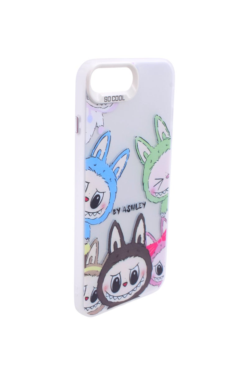 TPU LABUBU Printed Back Cover Case For iPhone 7 Plus - Multicolor CFS895 - Image 2