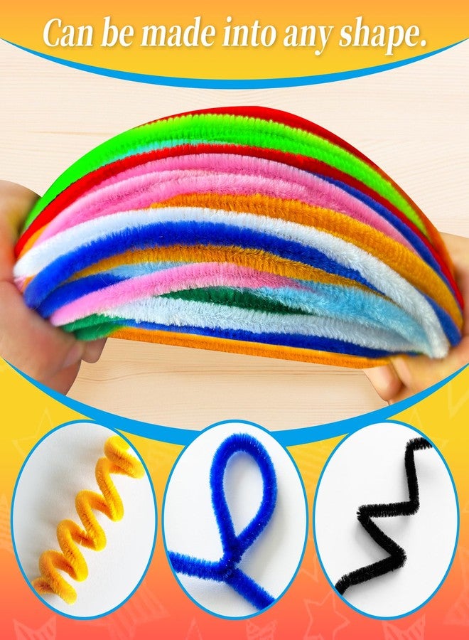 Yoblink 100PCS Red Pipe Cleaners,Colored Pipe Cleaners for Crafts,Pipe Cleaners Set,Pipe Cleaner Craft,Art and Craft Supplies - Image 4