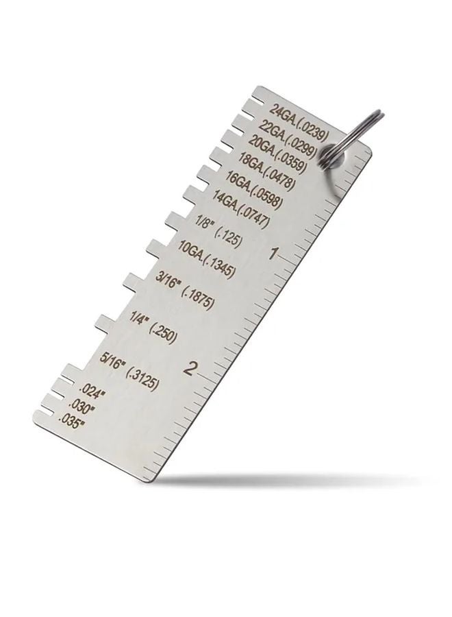 Rectangle Thickness Gauge Dual Sided Wire Metal Sheet Measurement Tool - Image 1