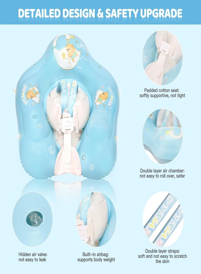 Loowarts Baby Pool Float with Canopy and Safety Seat,Infant Swim Float & Pool Float & Baby Water Float & Swimming Floats UPF50+ UV Protection for Kids from 3 to 12 Months. - Image 3