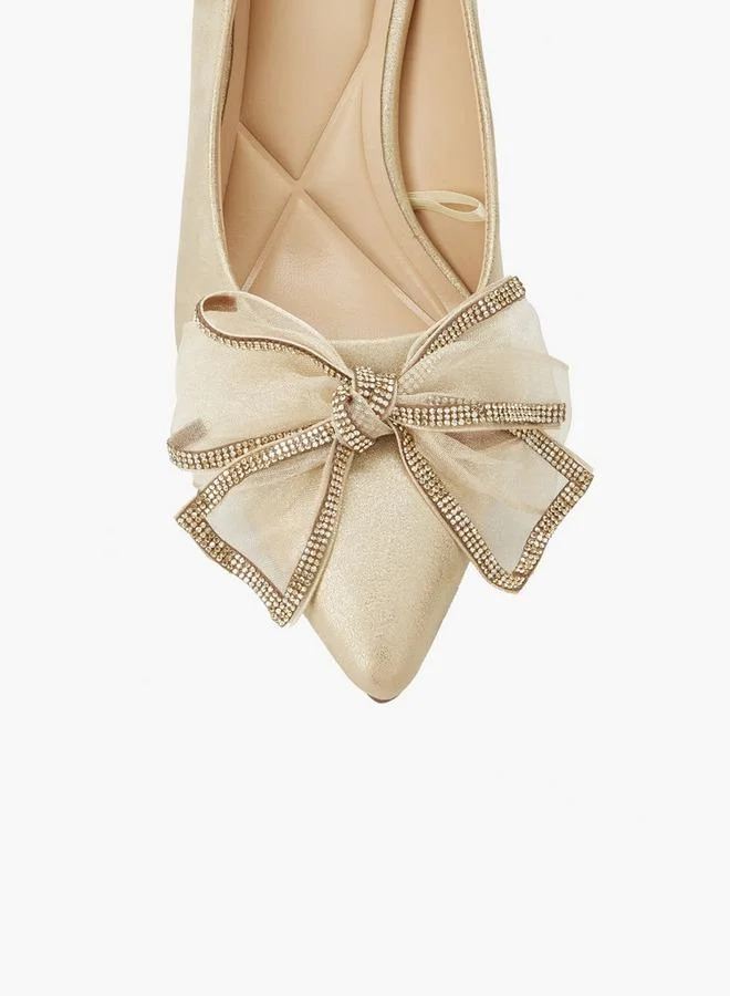 Celeste GOLD Women Kitten Heel Pumps for Women | Best Price UAE