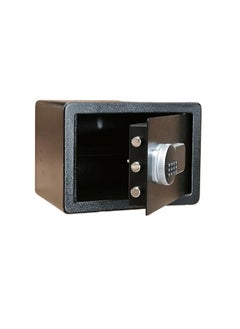 MyChoice Digital Steel Safe with 8-Digit Code, Combination Lock and Key Security Box for Money, Valuables, and Important Documents for Home and Office, 35 x 25 x 25 cm, Black  - Image 1